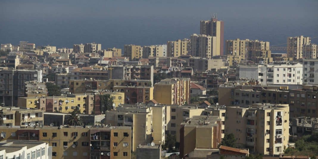 A general view of residential buildings and complexes in Ain Benian on the outskirts of the Algerian capital Algiers