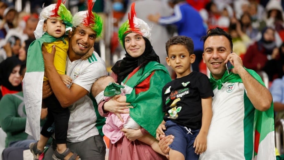 supporters de l'équipe nationale algérienne