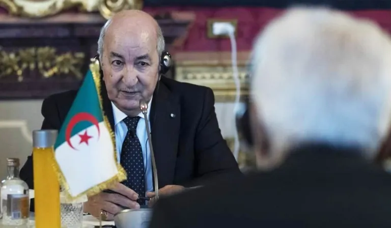 Abdelmadjid Tebboune Mario Draghi