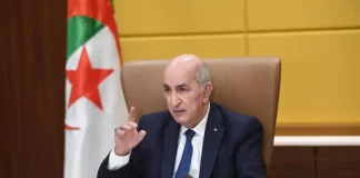 Le président Tebboune