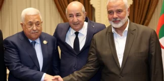 Algérie avec la résistance palestinienn