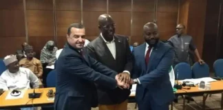 Ministres de l'Energie de l'Algérie, du Nigeria et du Niger