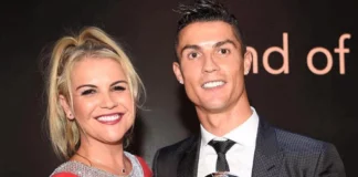 Ronaldo avec sa soeur Katia Aveiro