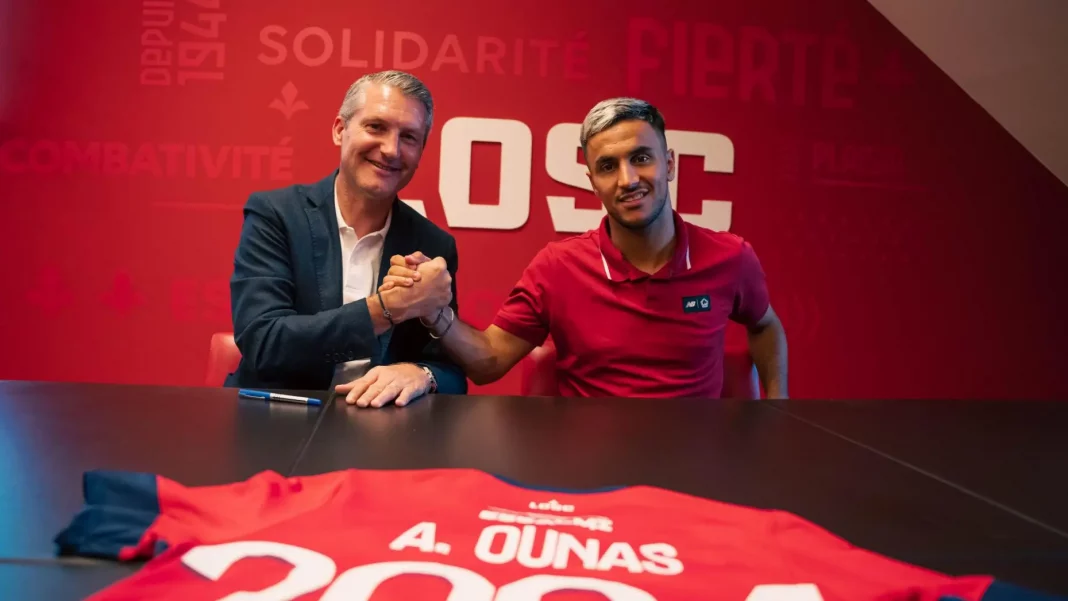 Adam Ounas à LOSC Lille Adam Ounas à LOSC Lille