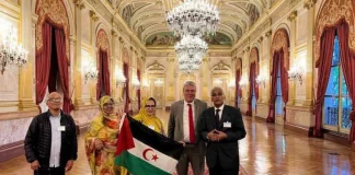 Les dirigeants du Polisario au parlement français