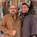 le roi du maroc Mohammed VI et Mohamed Ramadan