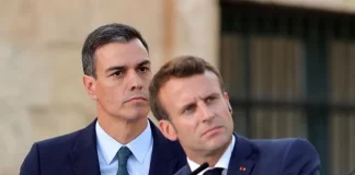 président français Emmanuel Macron et le Premier ministre espagnol Pedro Sanchez