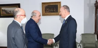 Le président Tebboune reçoit le secrétaire du Conseil de sécurité russe