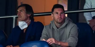 Lionel Messi et son père Jorge