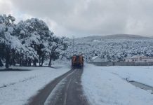 Neige et vague de froid en Algérie