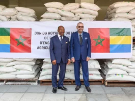 roi du Maroc Mohammed VI et Ali Bango