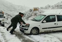 5 routes nationales sont fermées à cause de la neige