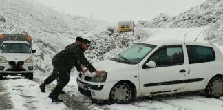 5 routes nationales sont fermées à cause de la neige