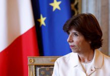 la ministre française des Affaires étrangères Catherine Colonna