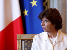la ministre française des Affaires étrangères Catherine Colonna