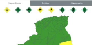 Intempéries en Algérie : Les Pluies Orageuses Menacent 5 Wilayas du Sud