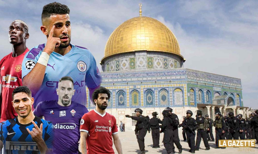 La Solidarité de Mahrez avec la Palestine Éclipse l'Égypte de Salah Un Match dans et hors du Terrain La Solidarité de Mahrez avec la Palestine Éclipse l'Égypte de Salah : Un Match dans et hors du Terrain