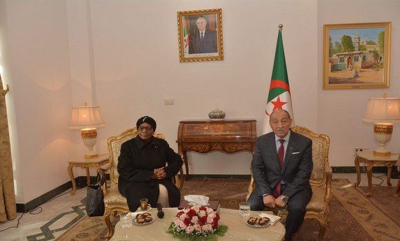 Algérie: Le Président de la Cour Constitutionnelle Algérienne Accueille la Présidente de la CAfDHP