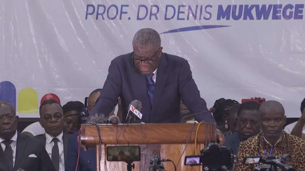 Denis Mukwege Le Gynécologue Prix Nobel de la Paix Brigue la Présidence de la RD Congo Denis Mukwege : Le Gynécologue Prix Nobel de la Paix Brigue la Présidence de la RD Congo