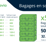 Transavia : Augmentation des Tarifs pour les Bagages en Soute