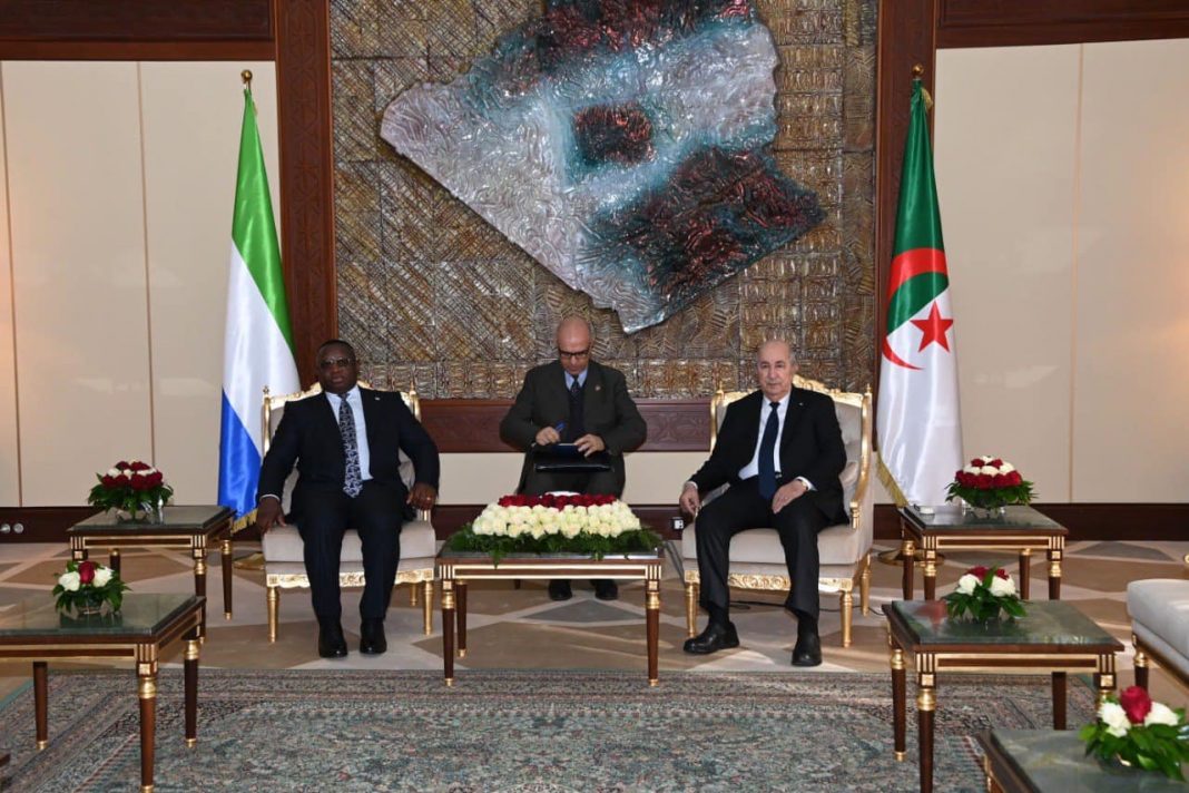 Diplomatie Africaine L'Algérie et le Sierra Leone Forment une Alliance Stratégique Diplomatie Africaine : L'Algérie et le Sierra Leone Forment une Alliance Stratégique